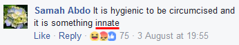 absurd -''it is something innate''