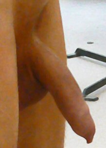 Richi in sculpture class's penis